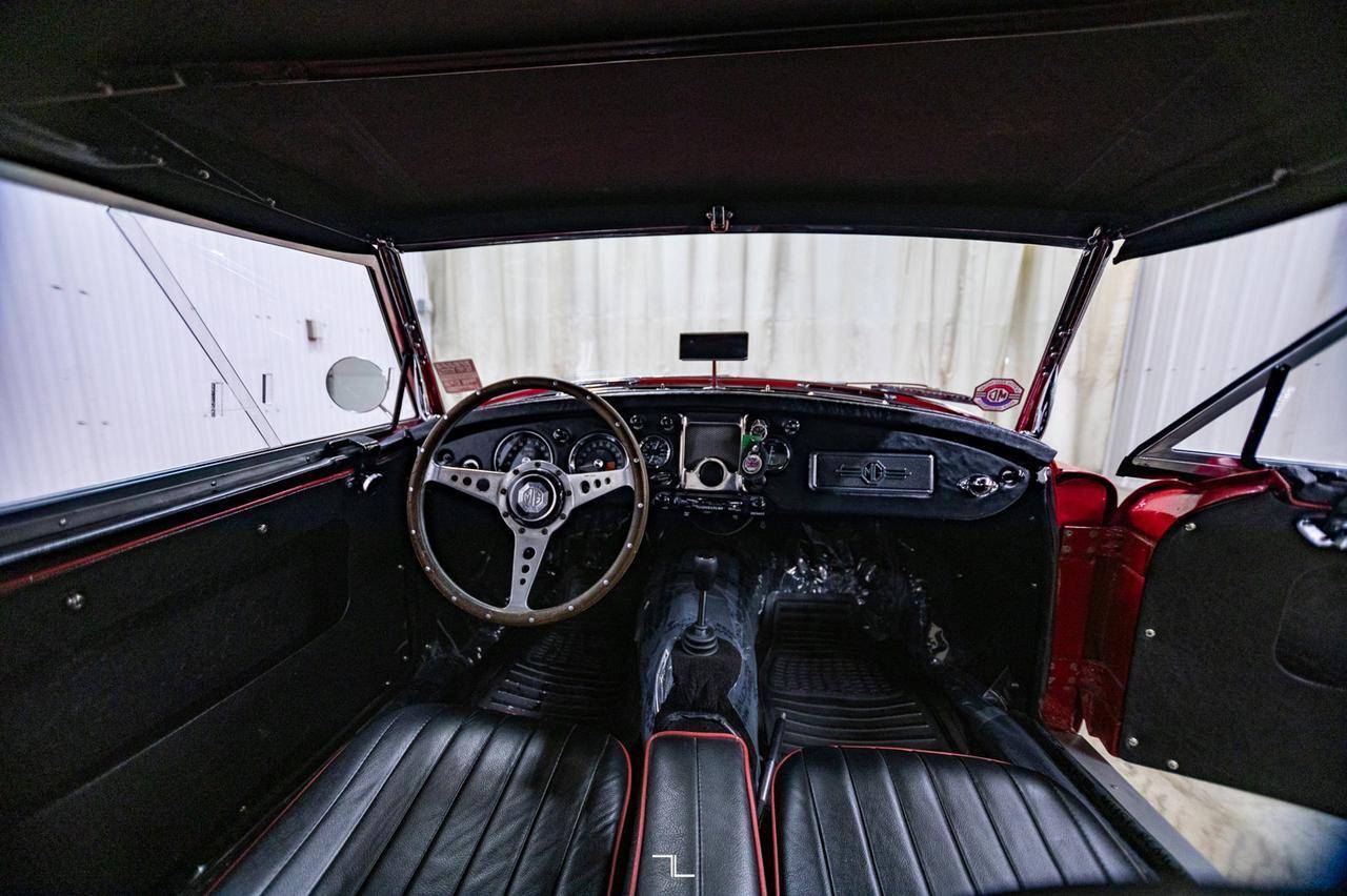 1962 MG MGA Mark 1 Roadster Manual Leather Red Deer AB