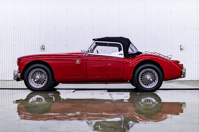 1962 MG MGA Mark 1 Roadster Manual Leather Red Deer AB