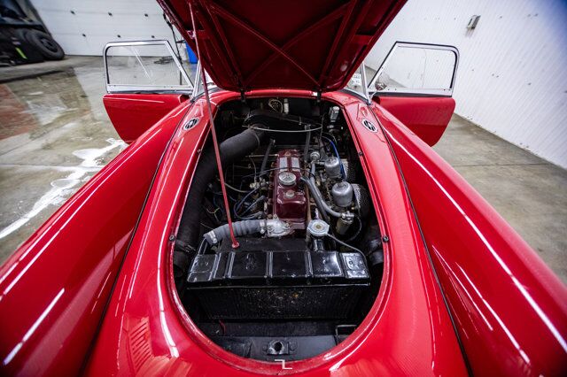 1962 MG MGA Mark 1 Roadster Manual Leather Red Deer AB