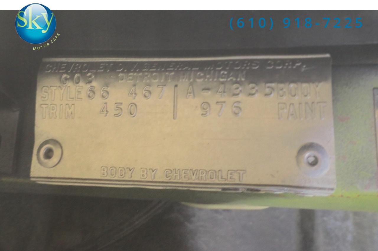 1966 Chevrolet Corvette Stingray Convertible 4-SPEED MANUAL West Chester PA