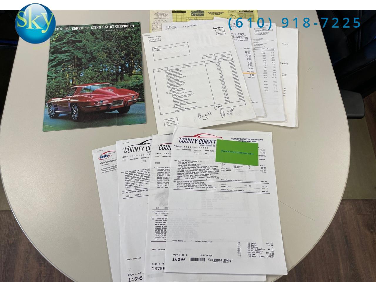 1966 Chevrolet Corvette Stingray Convertible 4-SPEED MANUAL West Chester PA