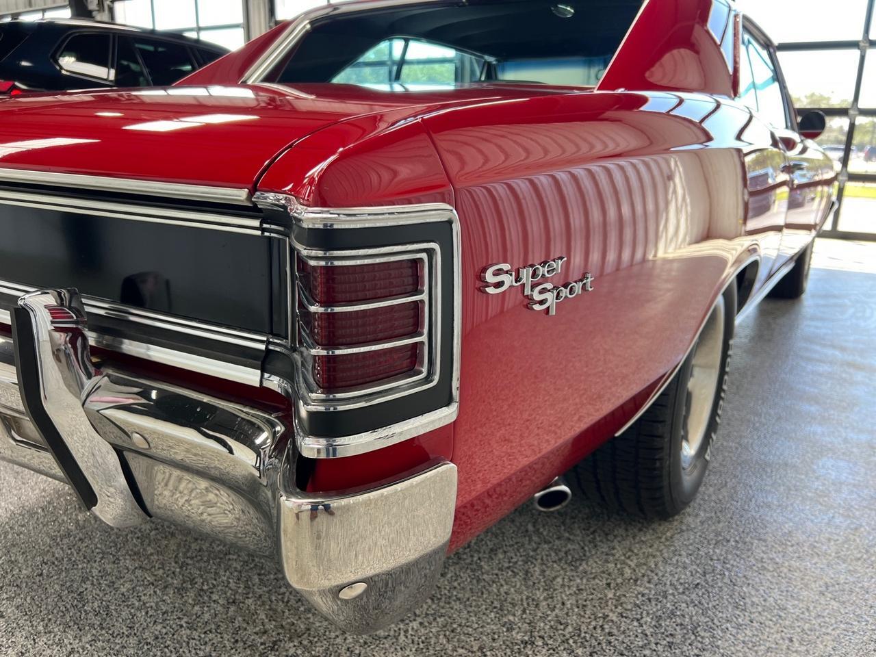 1967 Chevrolet Chevelle SS 396/325 HP, TH350 Automatic, A/C, Console Clock Houston TX