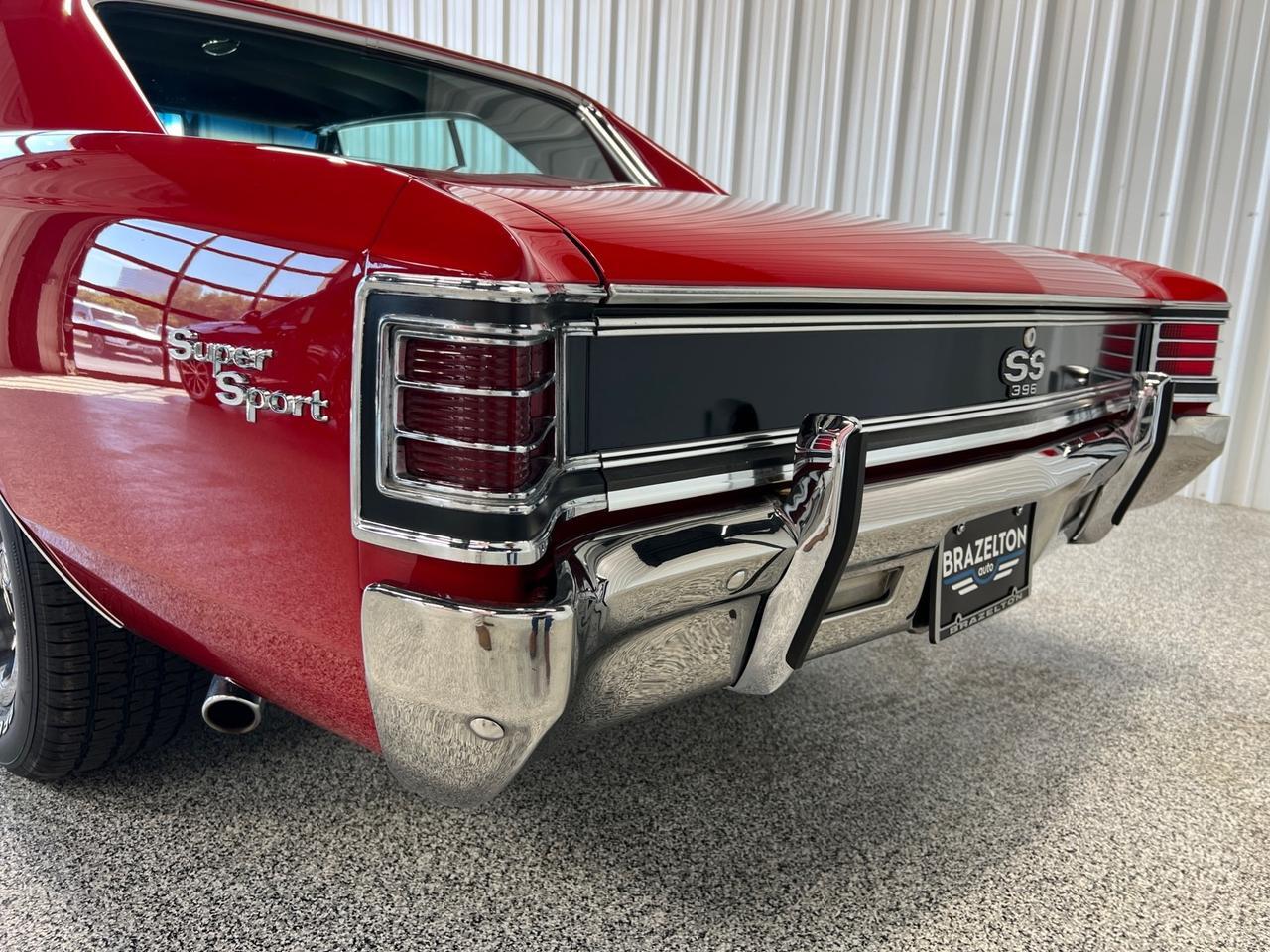 1967 Chevrolet Chevelle SS 396/325 HP, TH350 Automatic, A/C, Console Clock Houston TX