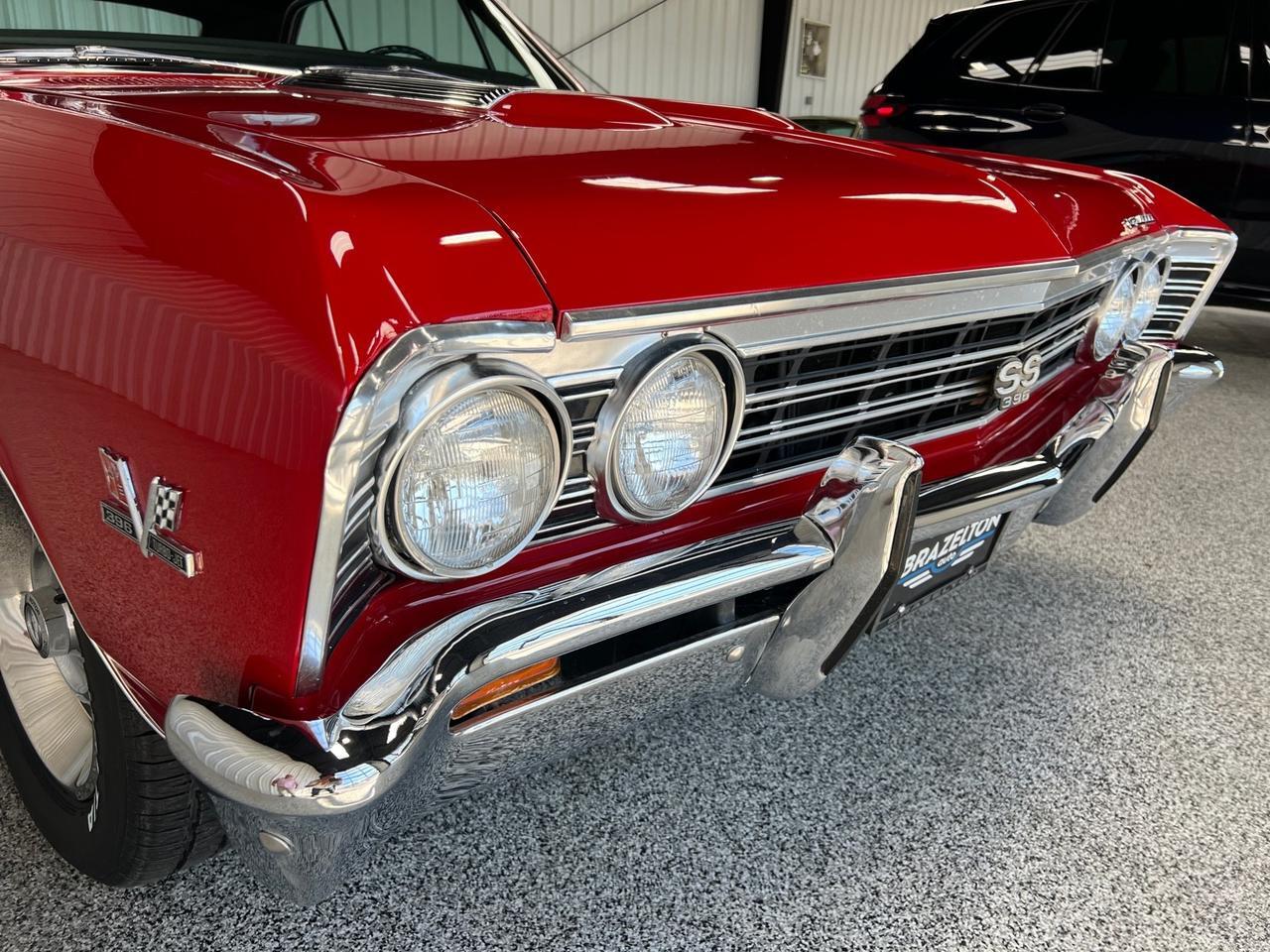 1967 Chevrolet Chevelle SS 396/325 HP, TH350 Automatic, A/C, Console Clock Houston TX