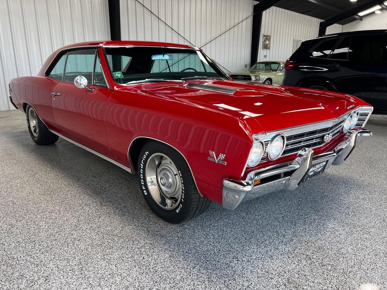 1967 Chevrolet Chevelle SS 396/325 HP, TH350 Automatic, A/C, Console Clock Houston TX
