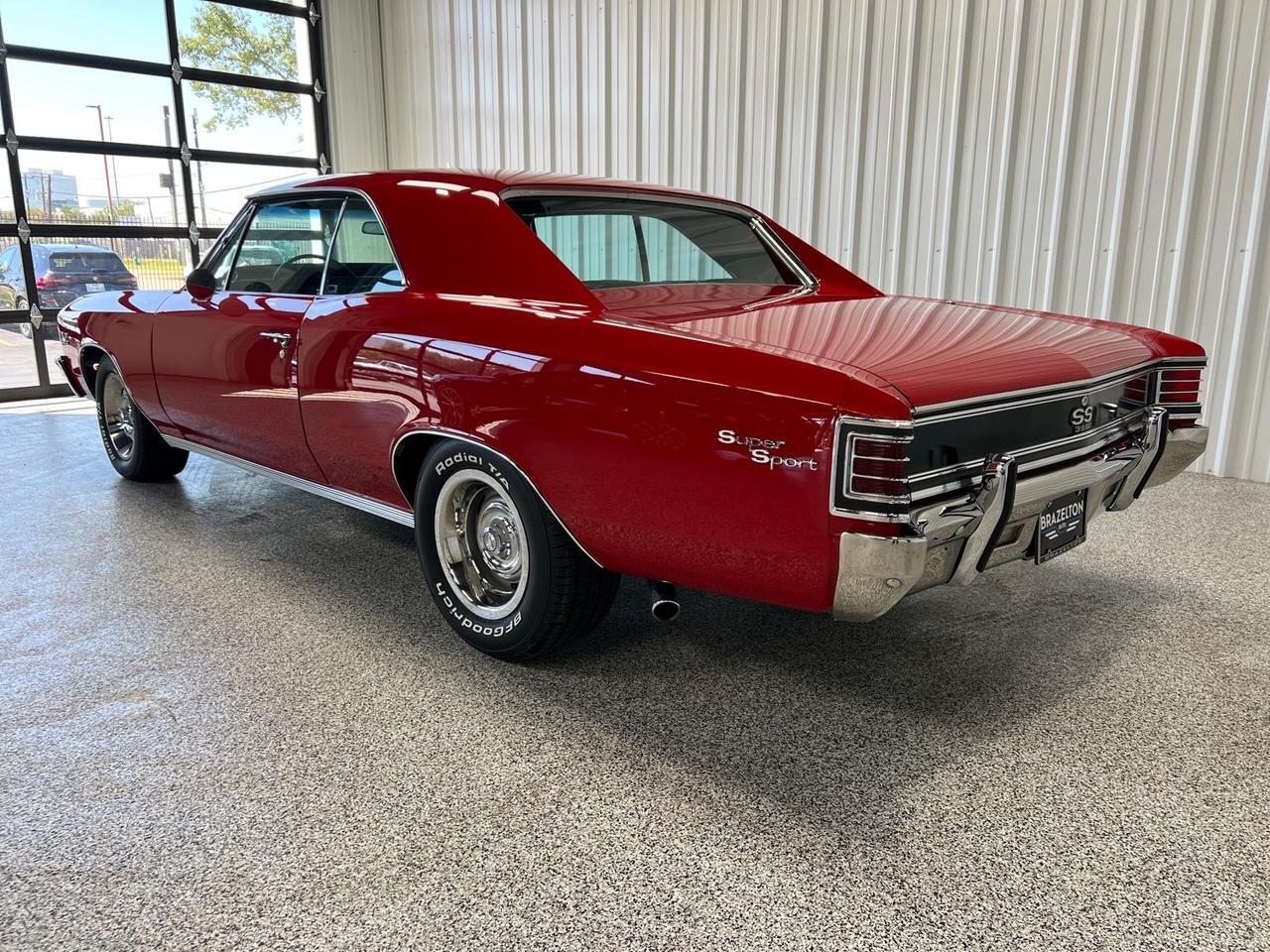 1967 Chevrolet Chevelle SS 396/325 HP, TH350 Automatic, A/C, Console Clock Houston TX
