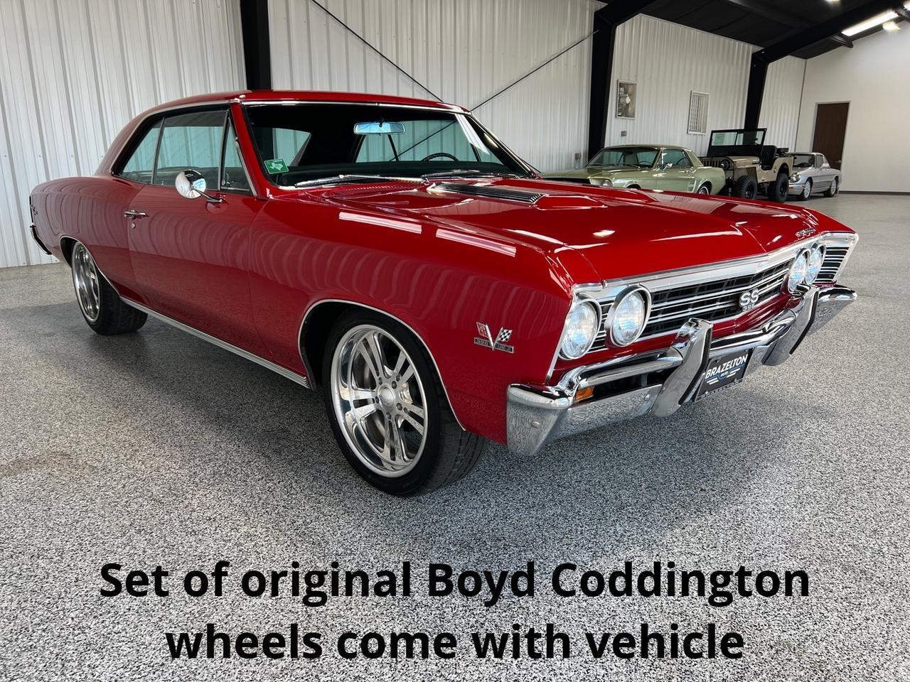 1967 Chevrolet Chevelle SS 396/325 HP, TH350 Automatic, A/C, Console Clock Houston TX