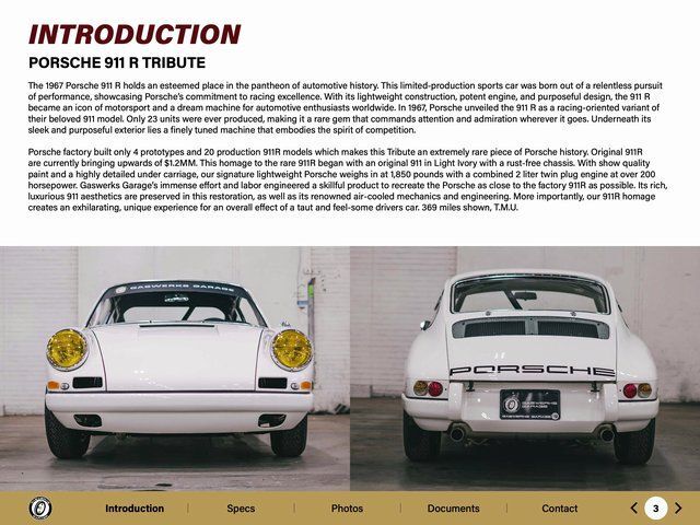 1967 Porsche 911 R Paramus NJ