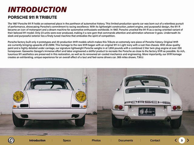 1967 Porsche 911 R Paramus NJ