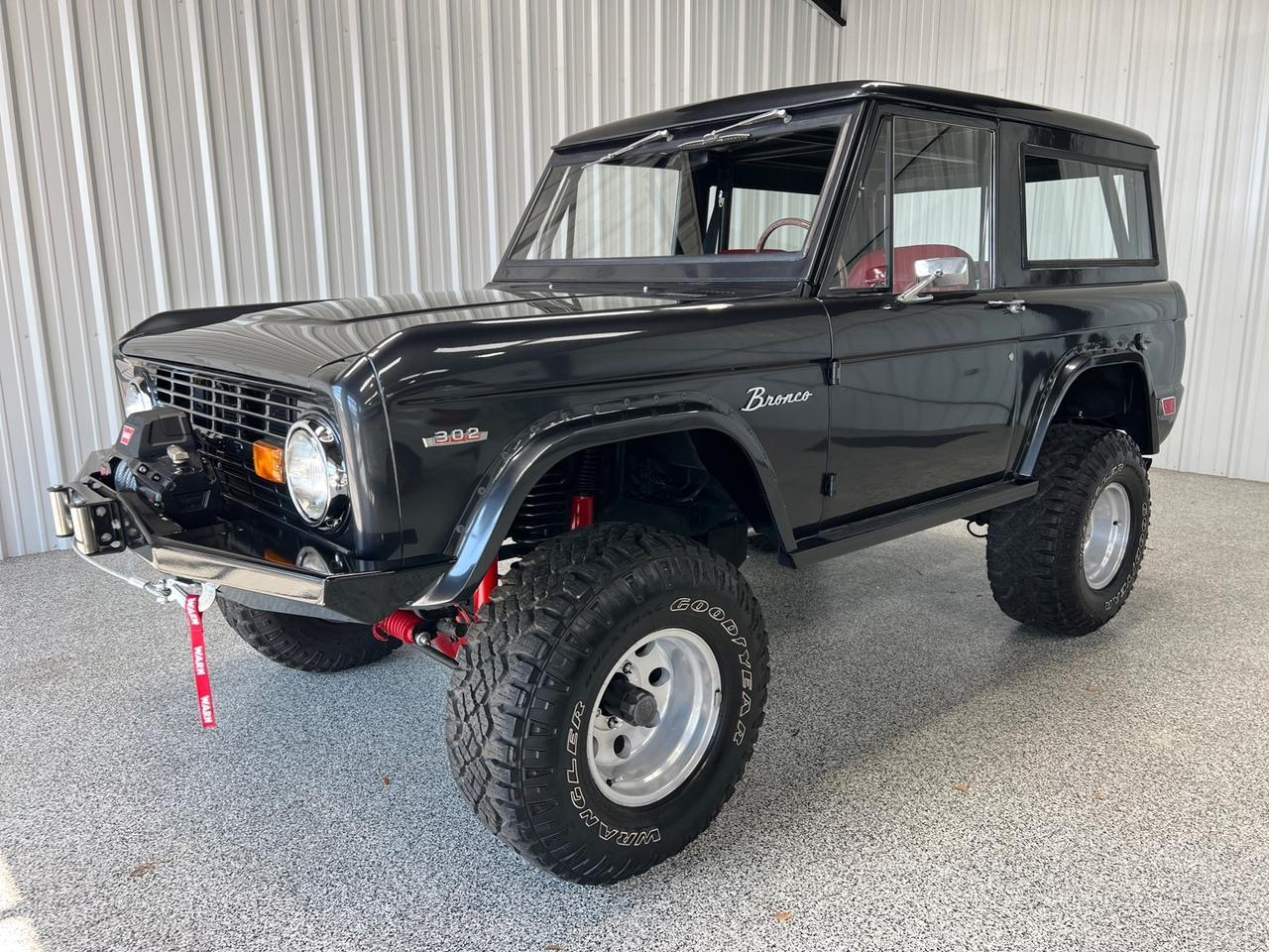 1969 Ford Bronco Fuel Injected 302 V8 Crate Motor, 5-Speed Manual, 4-Wheel Disc Brakes