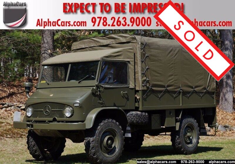 1969 Mercedes-Benz Unimog 404 Swiss Army Troop Carrier Sold