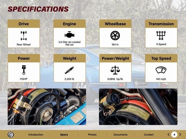 1969 Porsche 911 S 2.0 Sunroof Coupe Paramus NJ