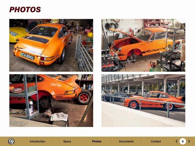1973 Porsche 911 Carrera RS 2.7 Touring Paramus NJ