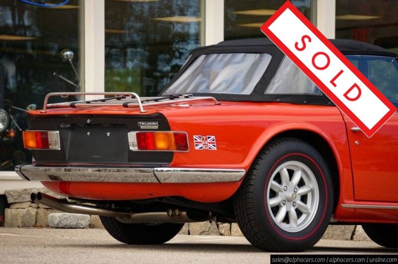 1973 Triumph TR6 Roadster Boston MA