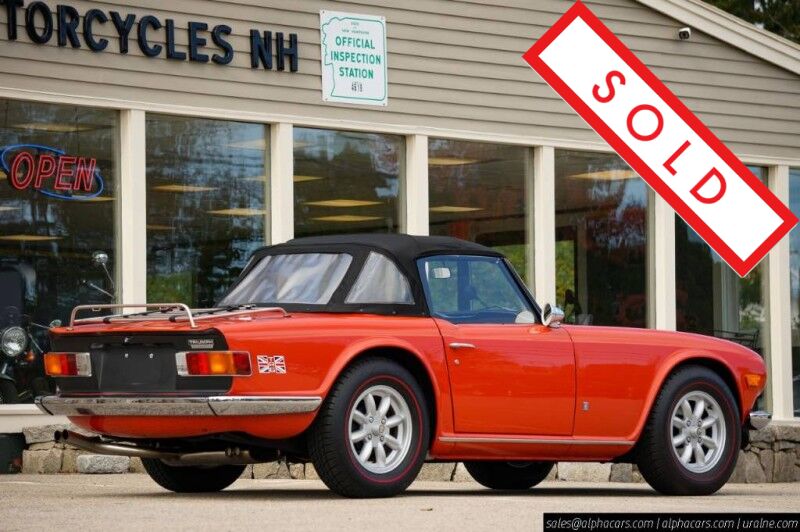 1973 Triumph TR6 Roadster Boston MA