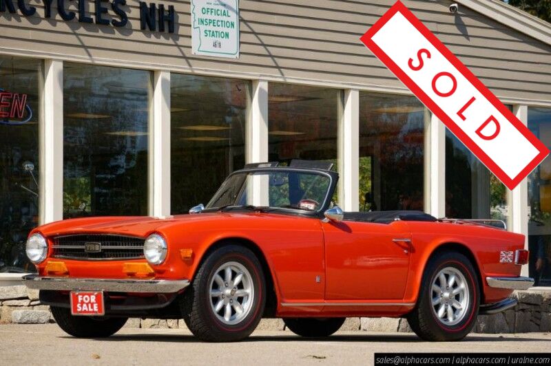 1973 Triumph TR6 Roadster Boston MA