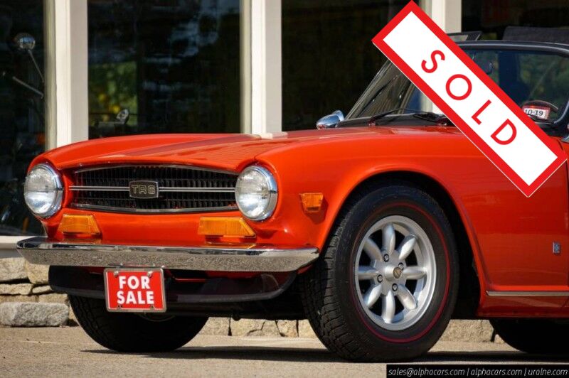 1973 Triumph TR6 Roadster Boston MA