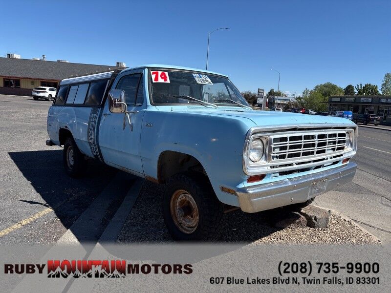 1974 Dodge W-100 Power Wagon