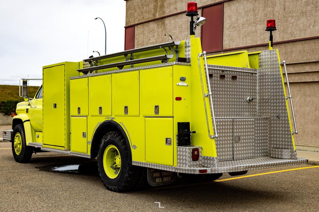 1979 Chevrolet C70 Pumper Fire Truck Red Deer AB