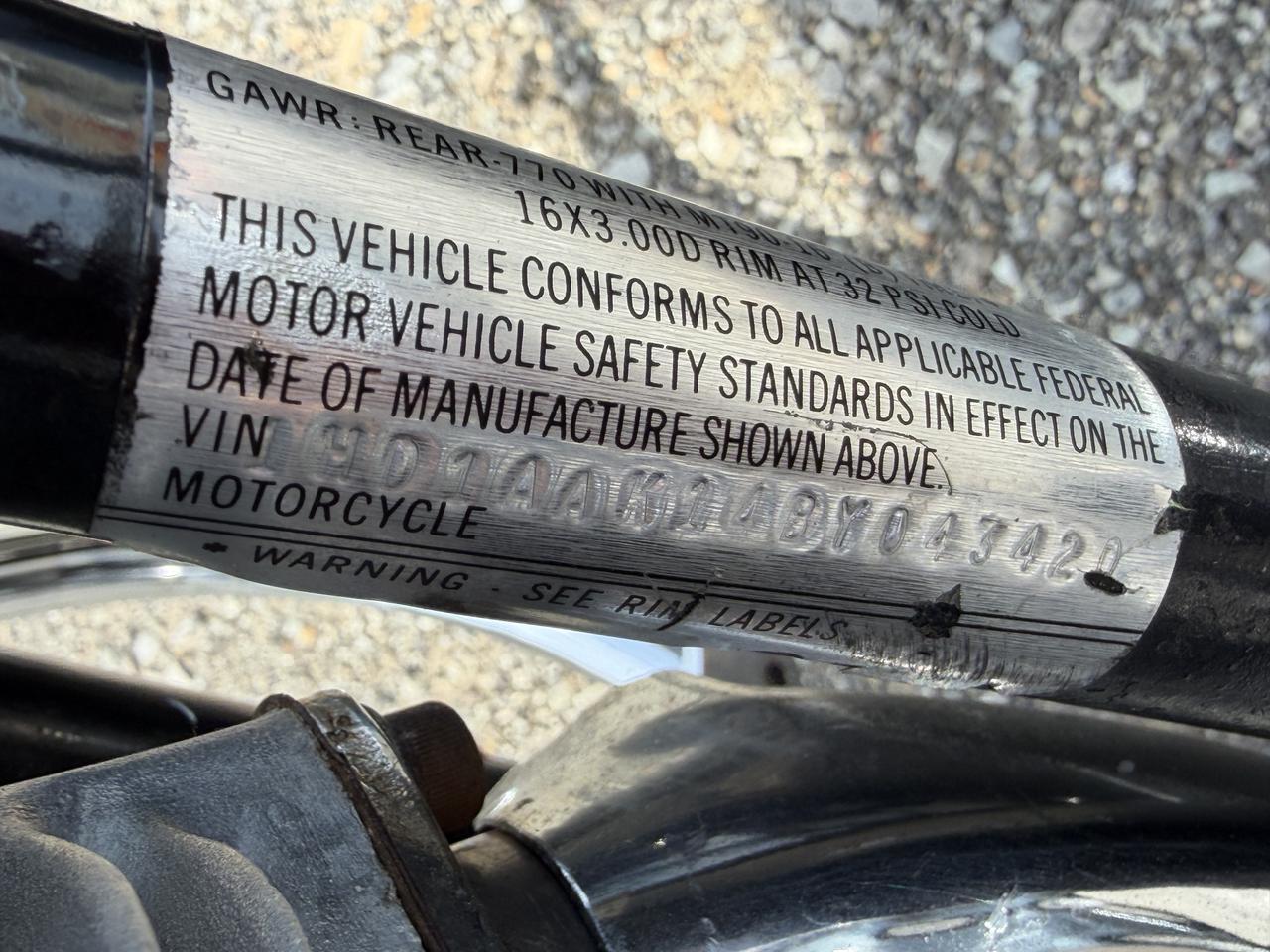 1981 HARLEY-DAVIDSON FLH80 Connellsville PA