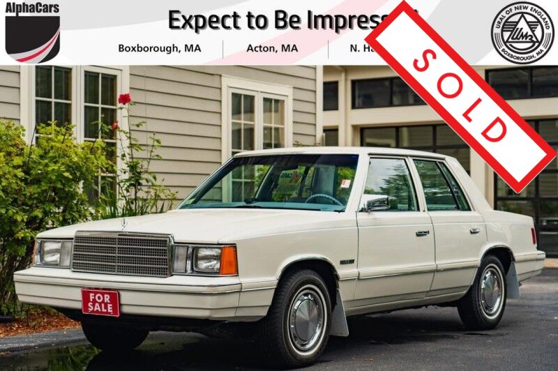 1981 Plymouth Reliant Four Door Sold Vehicles, 50780305