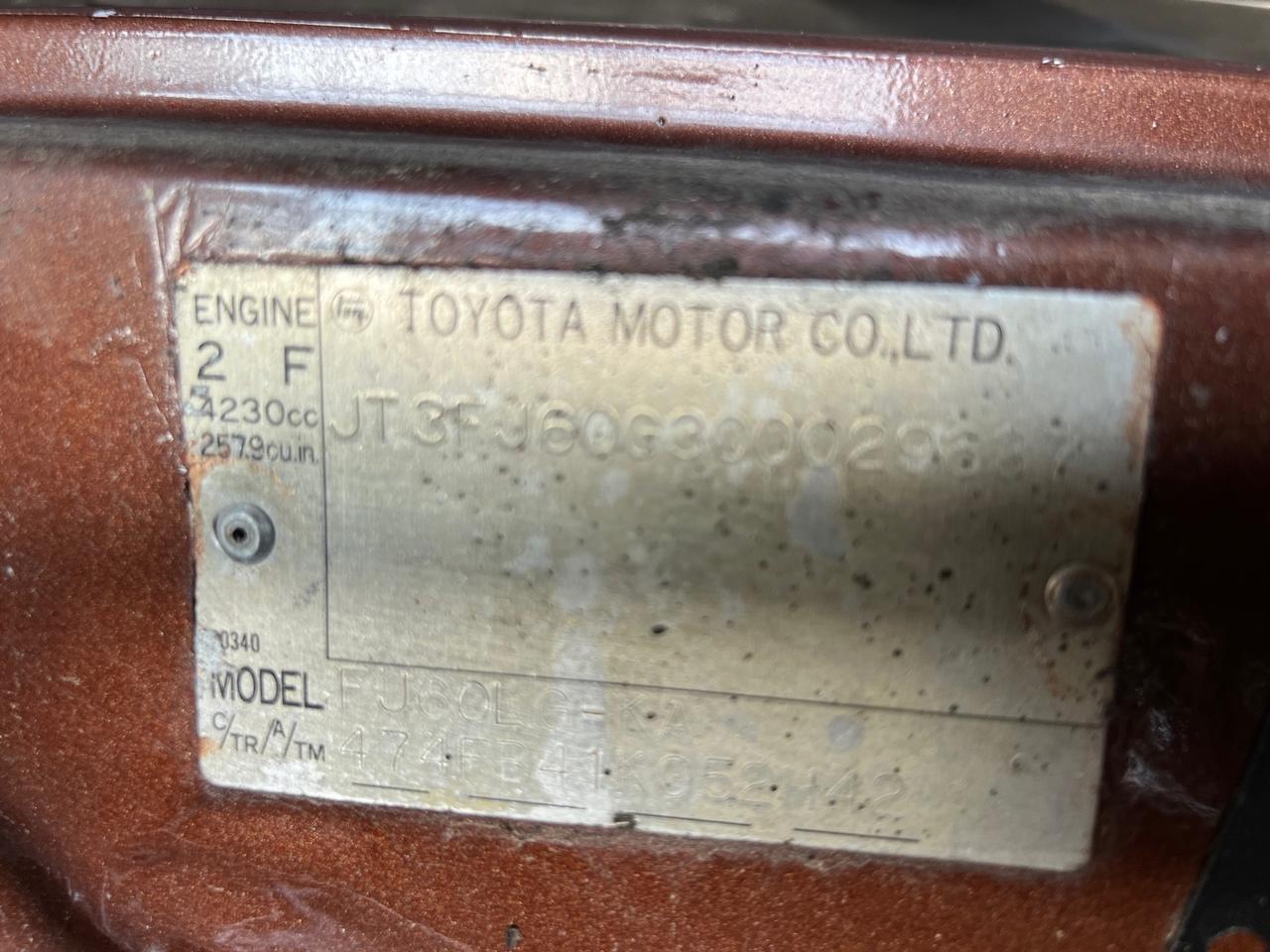 1982 Toyota Land Cruiser OME Lift, New BFG All-Terrains, Mechanically Great, Interior in Good Original Condition, Body is Weathered Houston TX