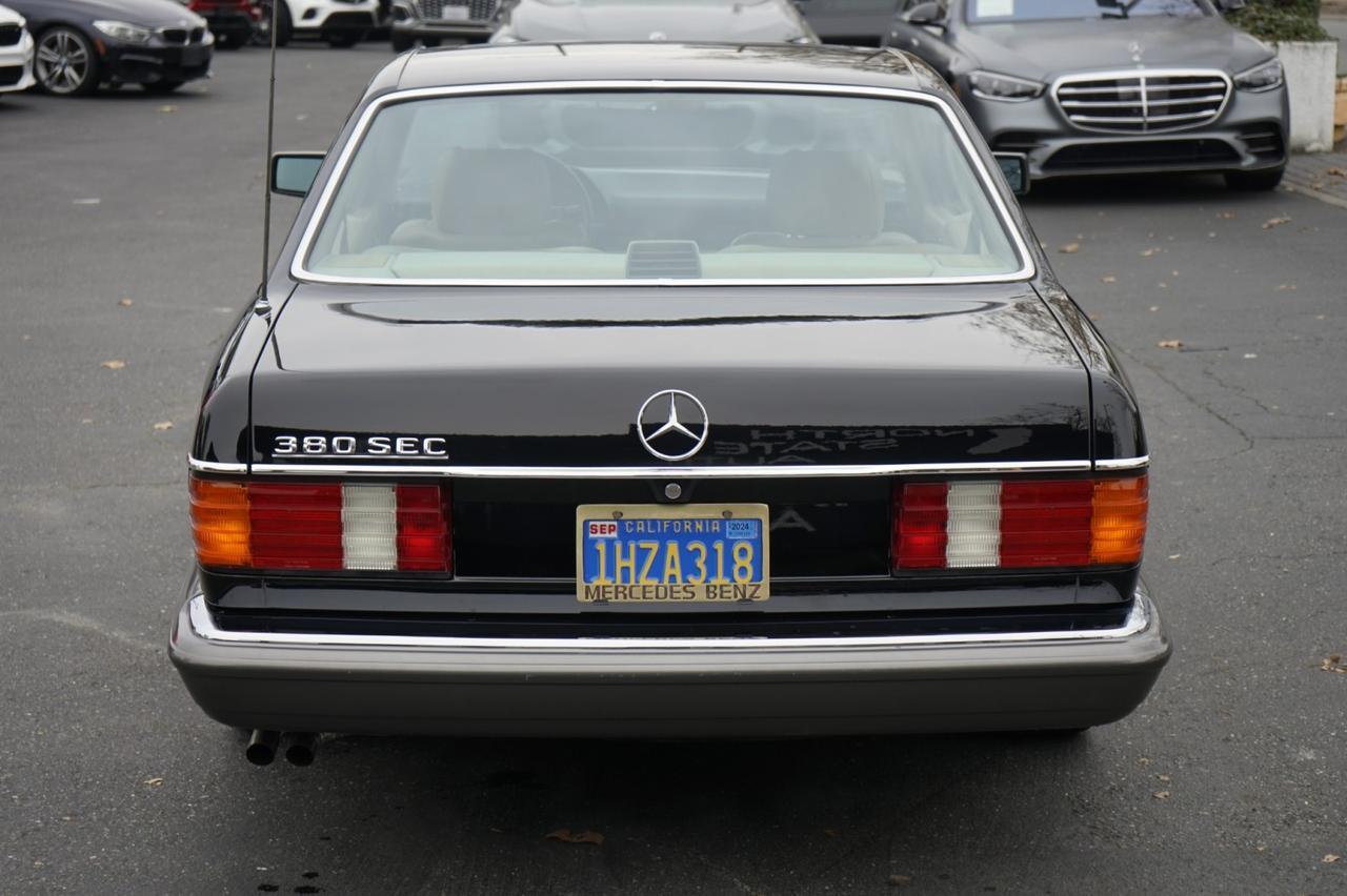 1983 Mercedes-Benz 380 Series 380SEC Walnut Creek CA