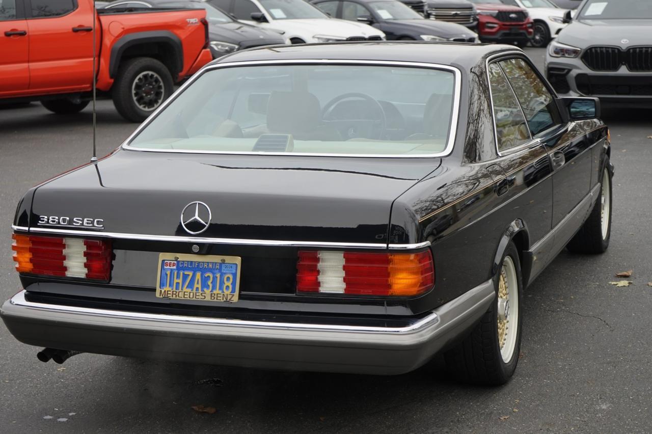 1983 Mercedes-Benz 380 Series 380SEC Walnut Creek CA
