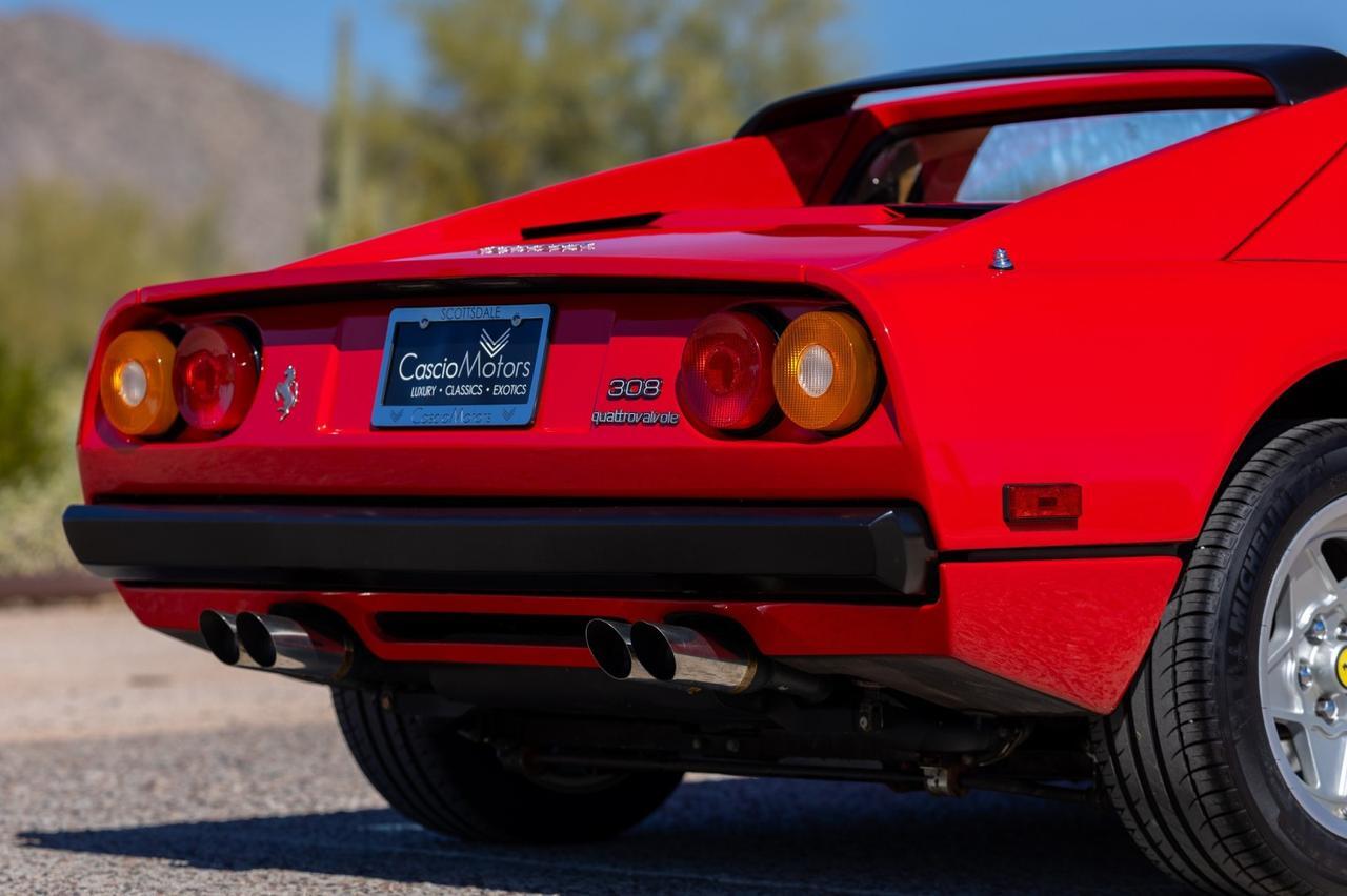 1984 Ferrari 308 GTS Quattrovalvole Euro 14k Miles Scottsdale AZ