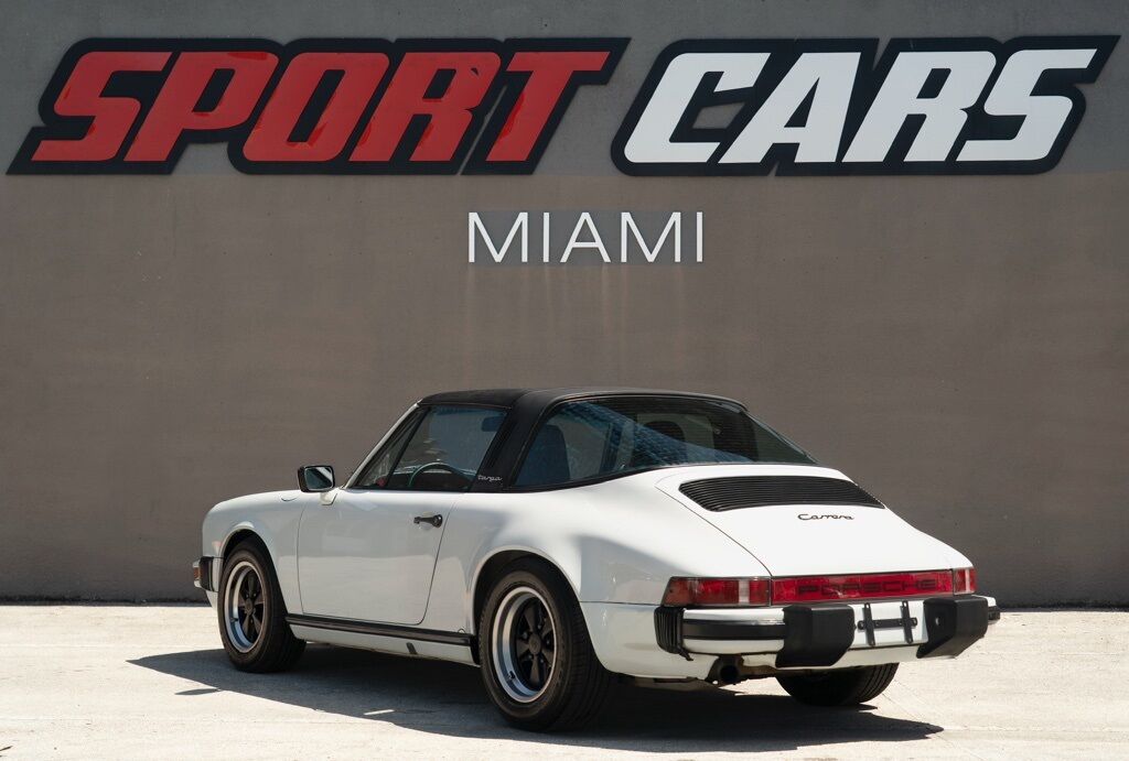 1985 Porsche 911 Carrera Targa Miami FL