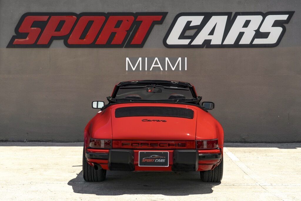 1986 Porsche 911 Carrera Convertible Miami FL
