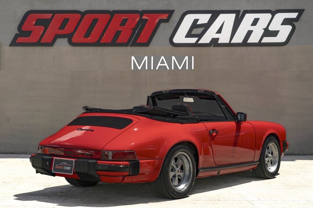 1986 Porsche 911 Carrera Convertible Miami FL