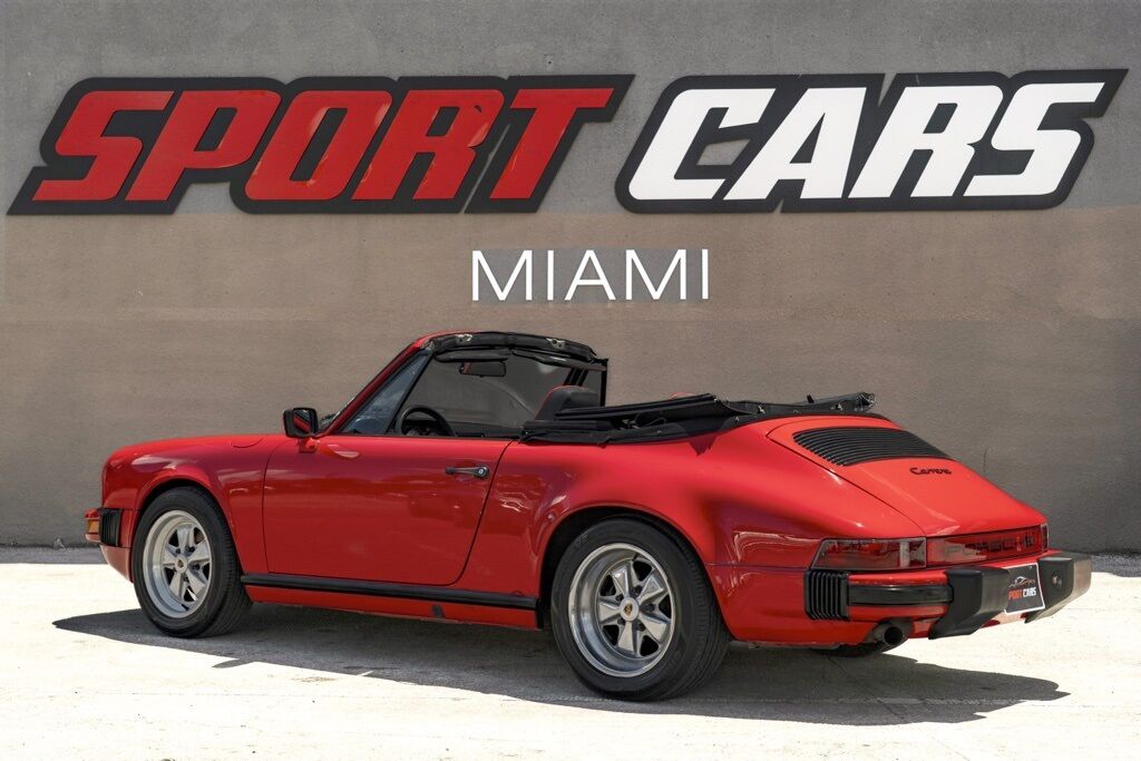 1986 Porsche 911 Carrera Convertible Miami FL