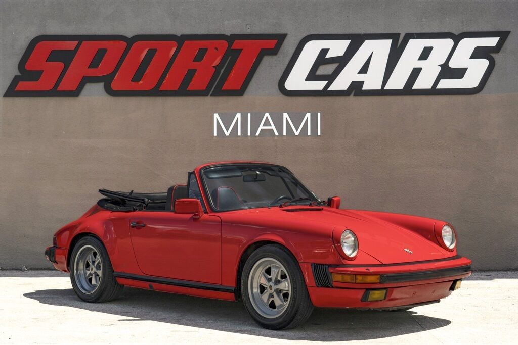 1986 Porsche 911 Carrera Convertible Miami FL
