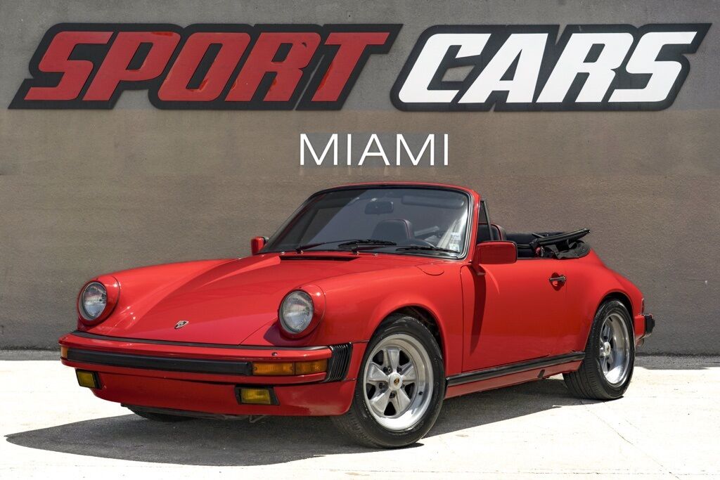 1986 Porsche 911 Carrera Convertible Miami FL