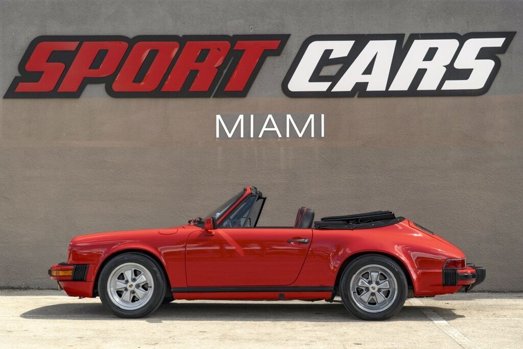 1986 Porsche 911 Carrera Convertible Miami FL