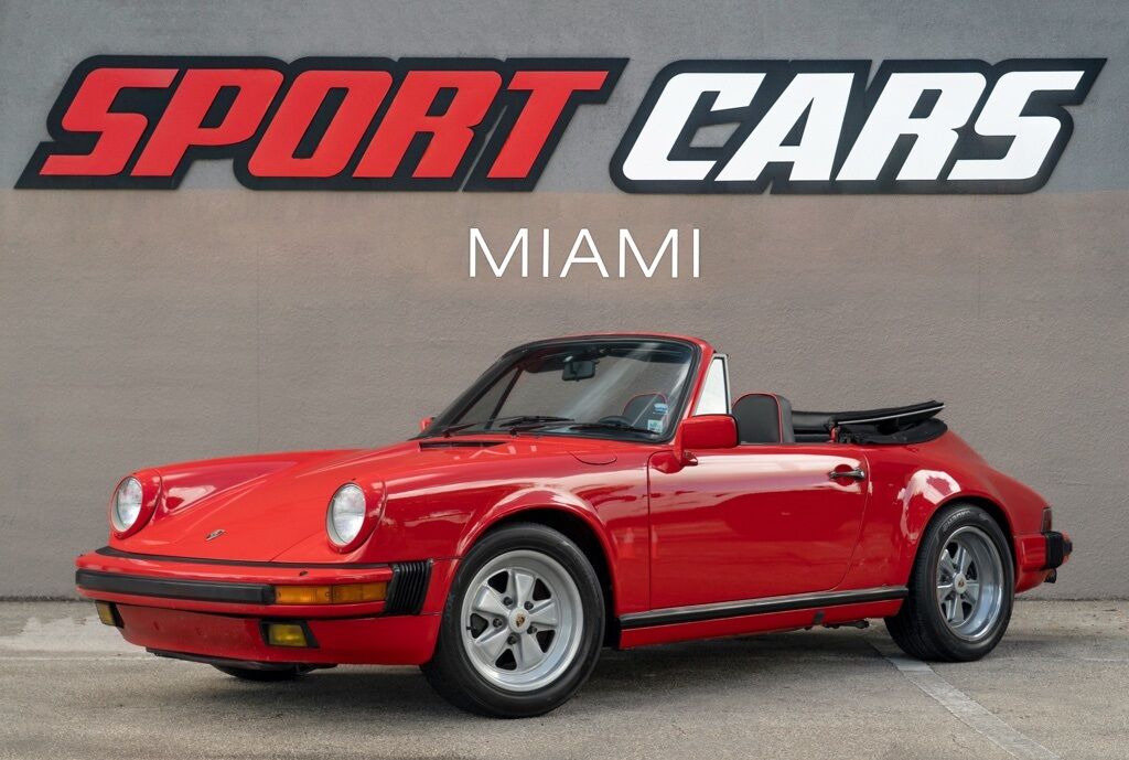 1986 Porsche 911 Carrera Convertible
