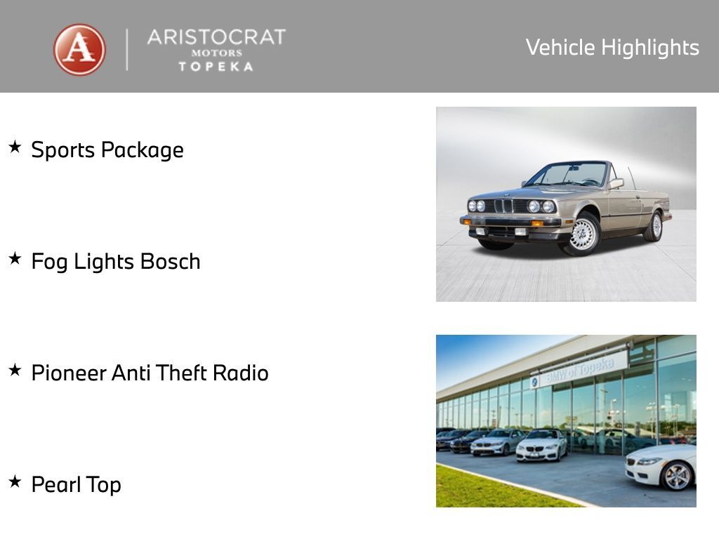 1987 BMW 3 Series 325i