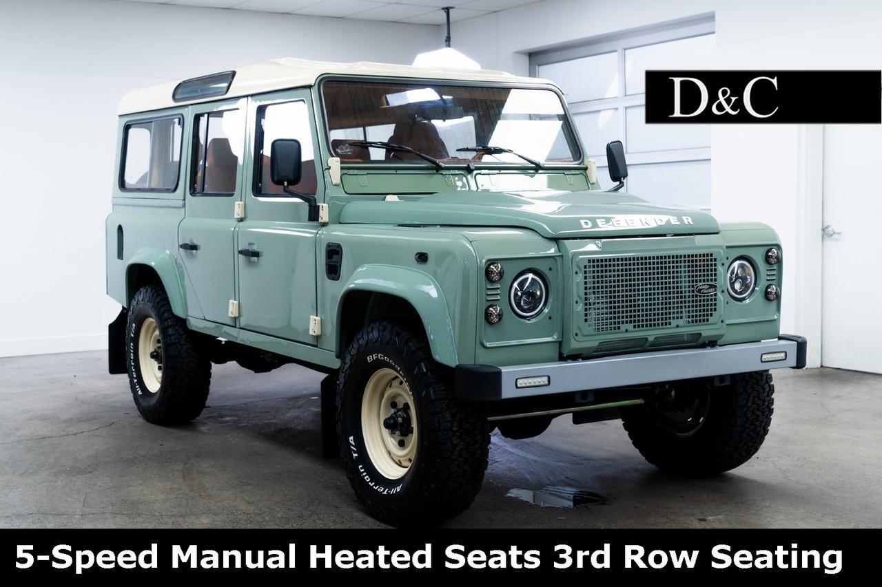 1987 Land Rover Defender 110 5-Speed Manual Heated Seats 3rd Row Seating