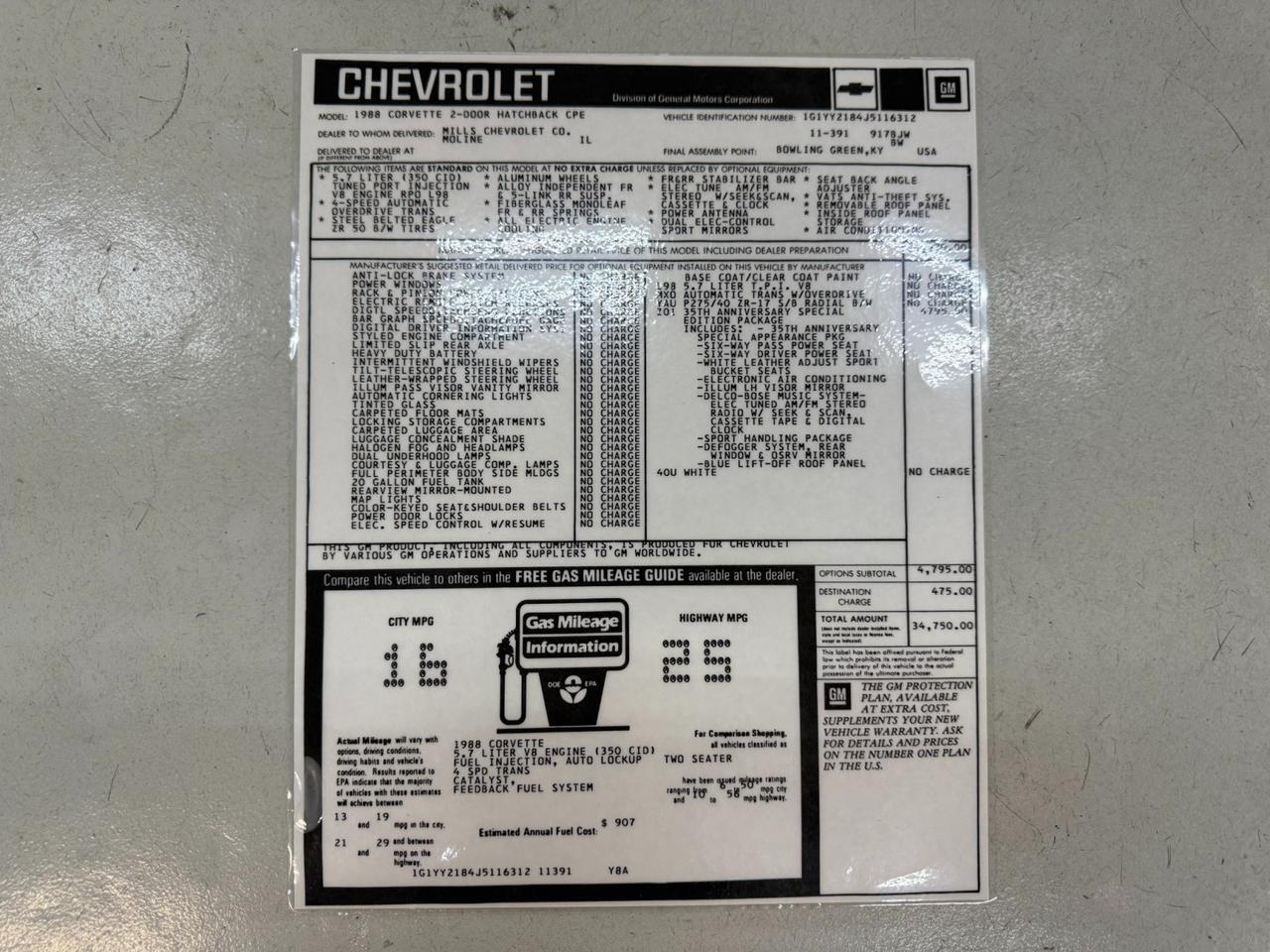 1988 Chevrolet Corvette Marietta GA