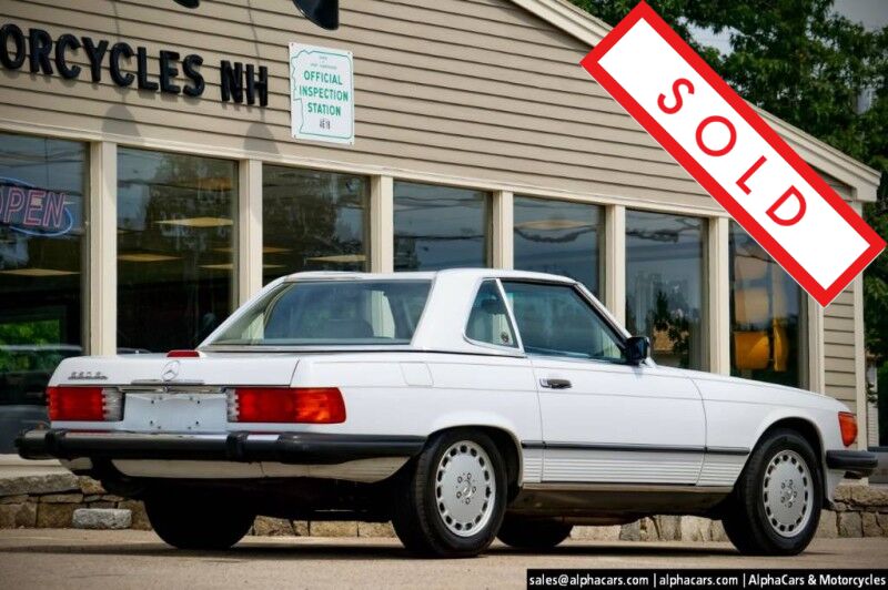 1988 Mercedes-Benz 560SL Roadster Boston MA