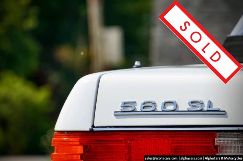 1988 Mercedes-Benz 560SL Roadster Boston MA