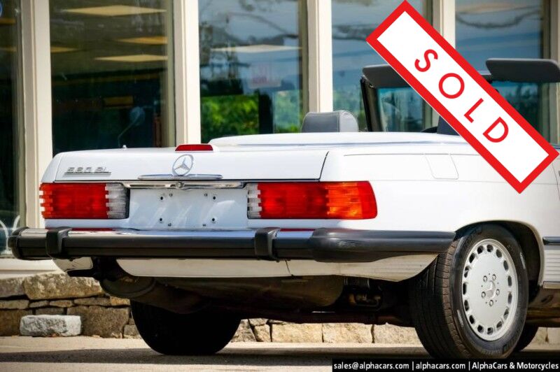 1988 Mercedes-Benz 560SL Roadster Boston MA