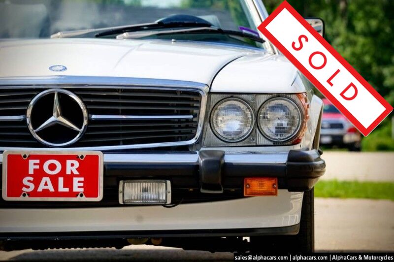 1988 Mercedes-Benz 560SL Roadster Boston MA