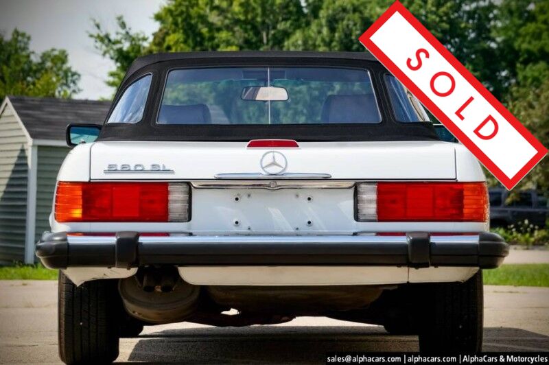 1988 Mercedes-Benz 560SL Roadster Boston MA