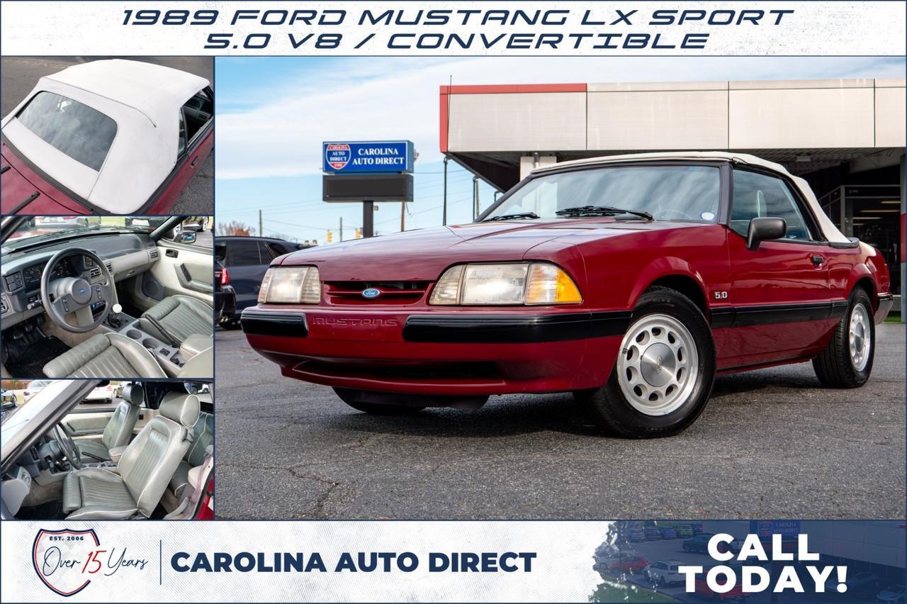 1989 Ford Mustang LX Sport / 5.0 V8 / Convertible!