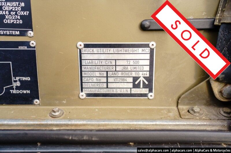 1989 Land Rover Defender Perentie 110 4x4 Boston MA
