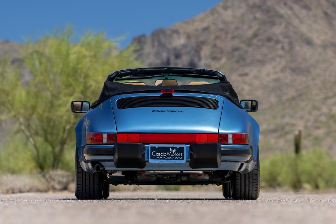 1989 Porsche 911 Carrera Cabriolet G50 Only 25k Original Miles Scottsdale AZ