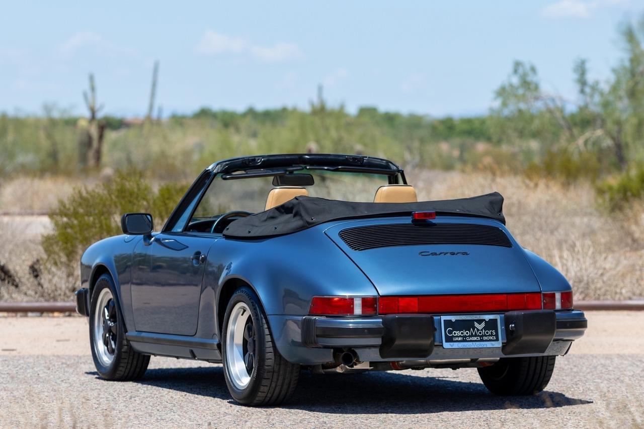 1989 Porsche 911 Carrera Cabriolet G50 Only 25k Original Miles Scottsdale AZ