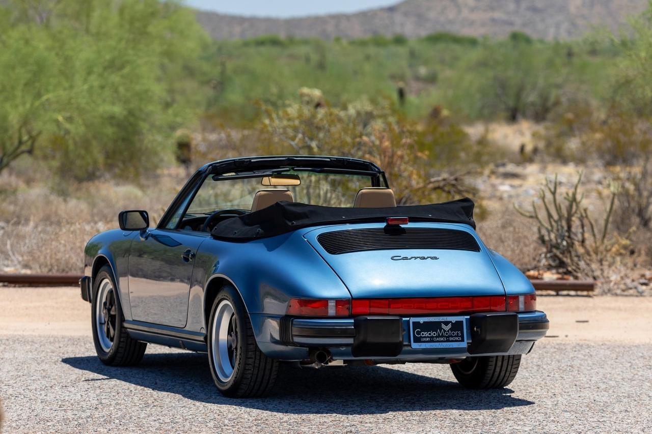 1989 Porsche 911 Carrera Cabriolet G50 Only 25k Original Miles Scottsdale AZ